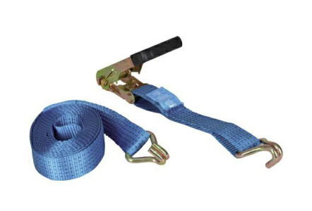 Spanband met ratelgesp & j-haak 50mm 6.0m