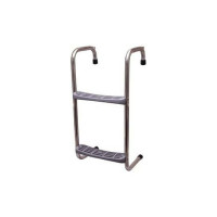 Steigertrap RVS 2 treden 245 mm hoogte