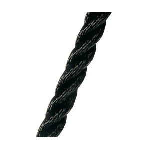 3-Strengs Polyester 12 mm. Zwart