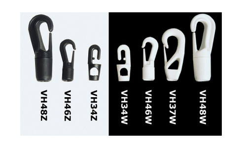 witte haken voor 4mm