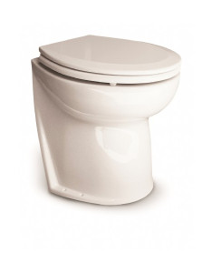 Jabsco De Luxe 17 elektr. toilet 24V, schuin met spoelwaterpomp