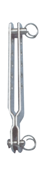 allpa RVS spanstrip (E), L= 120mm, gatmaat Ø6,0mm