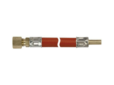 GASLEIDING 40CM 8MM KNEL X 8MM GLAD