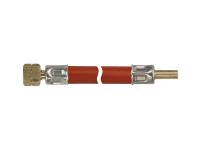 GASLEIDING 80CM + L BI X 8MM GLAD