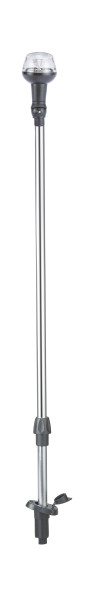 allpa LED Rondschijnend toplicht, 8-30V, 360º, LED 1x 0,5W, zwart huis met heldere lens, H=914mm