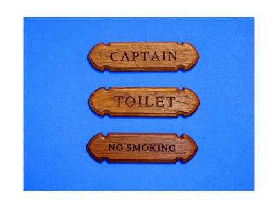 Naamplaat NO SMOKING