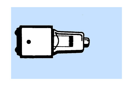 HAL.LAMP 12V10W BA15D
