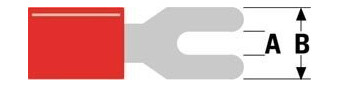 5 KABELSCHOEN VORK 4MM ROOD