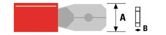 5 KABELSCHOEN TONG 6.3MM R