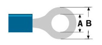 5 KABELSCHOEN RING 5MM BL.
