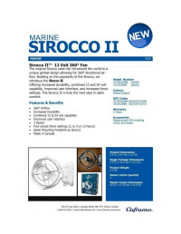 SIROCCO II WIT 12-24V 2-3 SNELH.