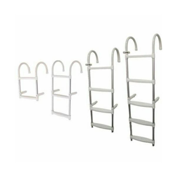 ALUMINIUM ZWEMTRAP 4 TREDES