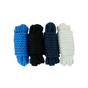 Fenderlijn polypropyleen 10mm 2.5m zwart