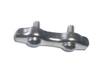 RVS STAALDR.KLEM 5MM PLAT