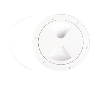 INSPECTIELUIK WIT 10,16 CM