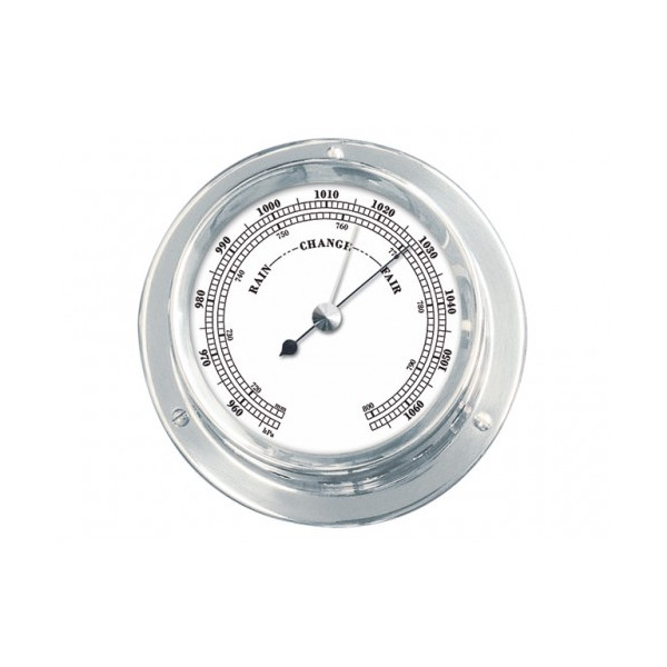 BAROMETER VERCHROOMD 110-84MM