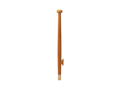 VLAGGENSTOK TEAK 125CM